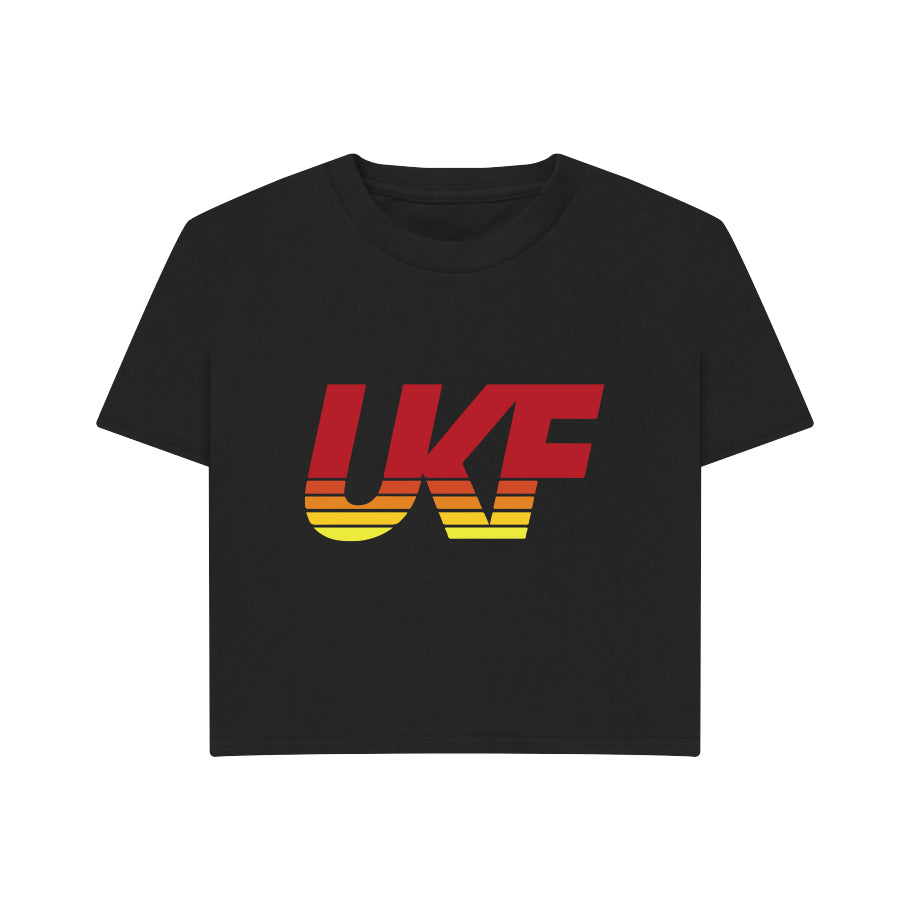 UKF Vintage Felt Crop tričko