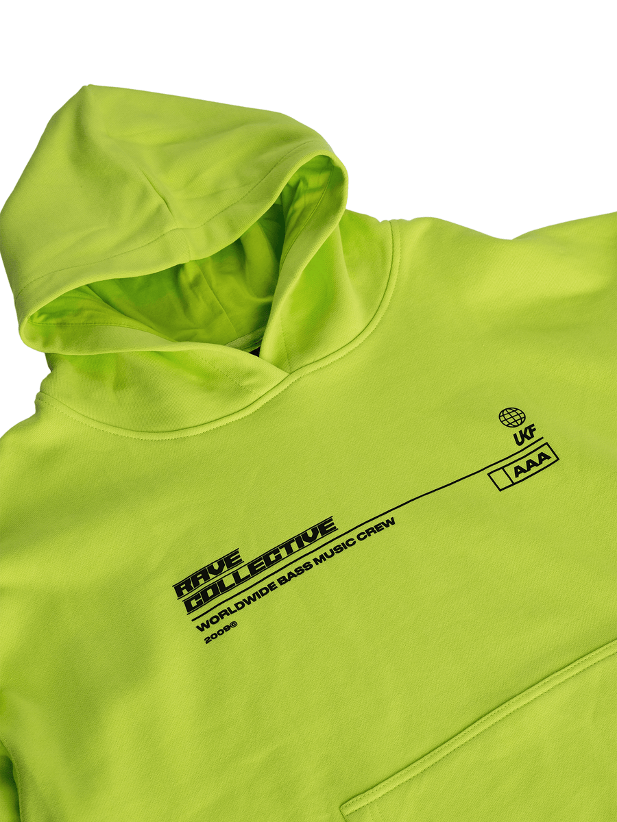 Rave Collective - Green Hoodie – UKF Store